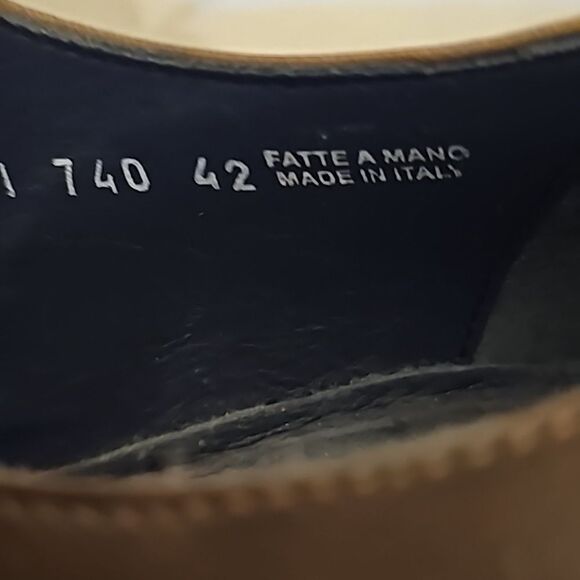 JOSE REAL  “HAND MADE in Italy OXFORD DRESS SHOES” 42 - Picture 8 of 11